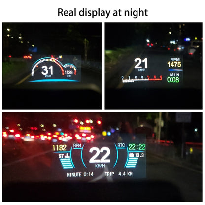 C1 OBD2 + GPS Mode Car HUD Head-up Display Compass / Speed / Water Temperature / Voltage Display / Speed Alarm / Fault Alarm - Head Up Display System by PMC Jewellery | Online Shopping South Africa | PMC Jewellery | Buy Now Pay Later Mobicred