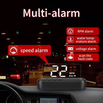 C100 Car HUD Head-up Display OBD2 Fault Code Elimination Overspeed / Fault Alarm - Head Up Display System by PMC Jewellery | Online Shopping South Africa | PMC Jewellery | Buy Now Pay Later Mobicred