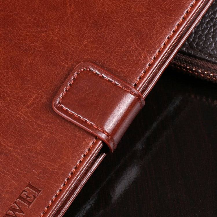 For Blackview BV6900 idewei Crazy Horse Texture Horizontal Flip Leather Case with Holder & Card Slots & Wallet(Sky Blue) - More Brand by idewei | Online Shopping South Africa | PMC TechLife