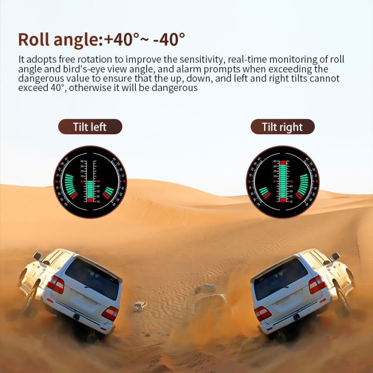 P18 GPS Car HUD Head-up Display Vehicle Speed / Voltage / Mileage - Head Up Display System by PMC TechLife | Online Shopping South Africa | PMC TechLife | Buy Now Pay Later Mobicred