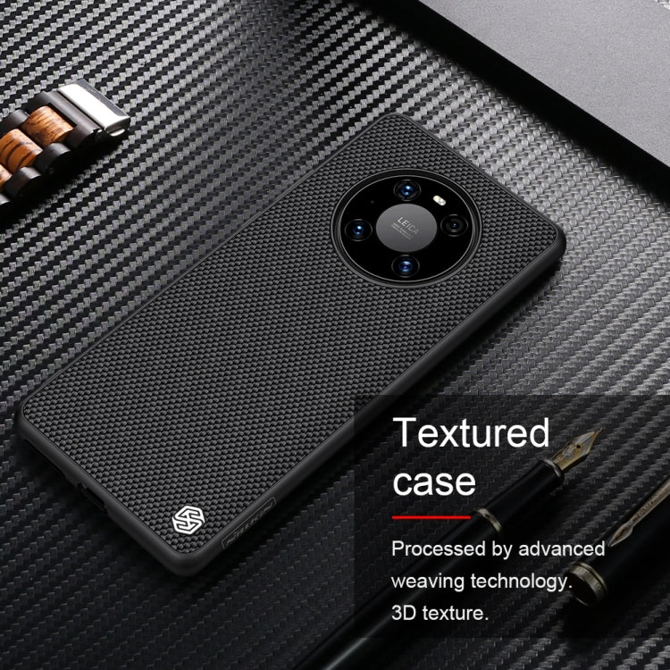 For Huawei Mate 40 Pro NILLKIN Shockproof TPU + PC Textured Protective Case(Black) - Huawei Cases by NILLKIN | Online Shopping South Africa | PMC Jewellery | Buy Now Pay Later Mobicred