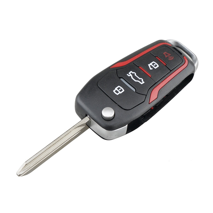 Car Key CWTWB1U345 63 Chip Single Frequency 315 Frequency for Ford 4-button Folding - Remote Car Key by PMC Jewellery | Online Shopping South Africa | PMC Jewellery | Buy Now Pay Later Mobicred