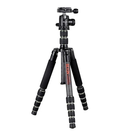 BEXIN BX255C K30 Portable Carbon Fiber Tripod for Camera Dslr - Tripods by BEXIN | Online Shopping South Africa | PMC Jewellery | Buy Now Pay Later Mobicred