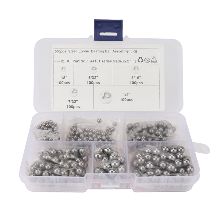 500 PCS Car / Motorcycle 5 Specifications High Precision G25 Bearing Steel Ball - Nuts & Bolts by PMC Jewellery | Online Shopping South Africa | PMC Jewellery | Buy Now Pay Later Mobicred