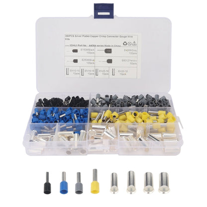 390 PCS Non Insulated Ferrules Pin Cord End Kit EN Series with Needle-shaped Tubular Terminal - Booster Cable & Clip by PMC Jewellery | Online Shopping South Africa | PMC Jewellery | Buy Now Pay Later Mobicred