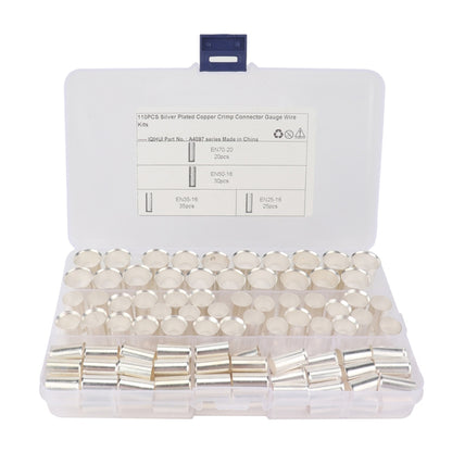 110 PCS 4 Specifications Non Insulated Ferrules Pin Cord End Kit EN Series - Booster Cable & Clip by PMC Jewellery | Online Shopping South Africa | PMC Jewellery | Buy Now Pay Later Mobicred