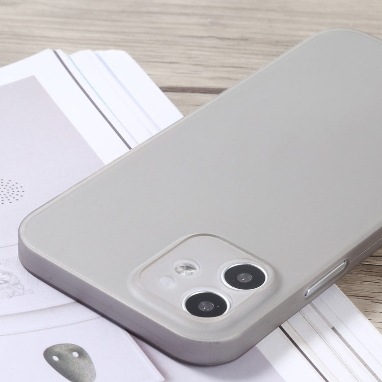 For iPhone 12 mini Camera Precision Hole PP Protective Case (Grey) - iPhone 12 mini Cases by PMC Jewellery | Online Shopping South Africa | PMC Jewellery