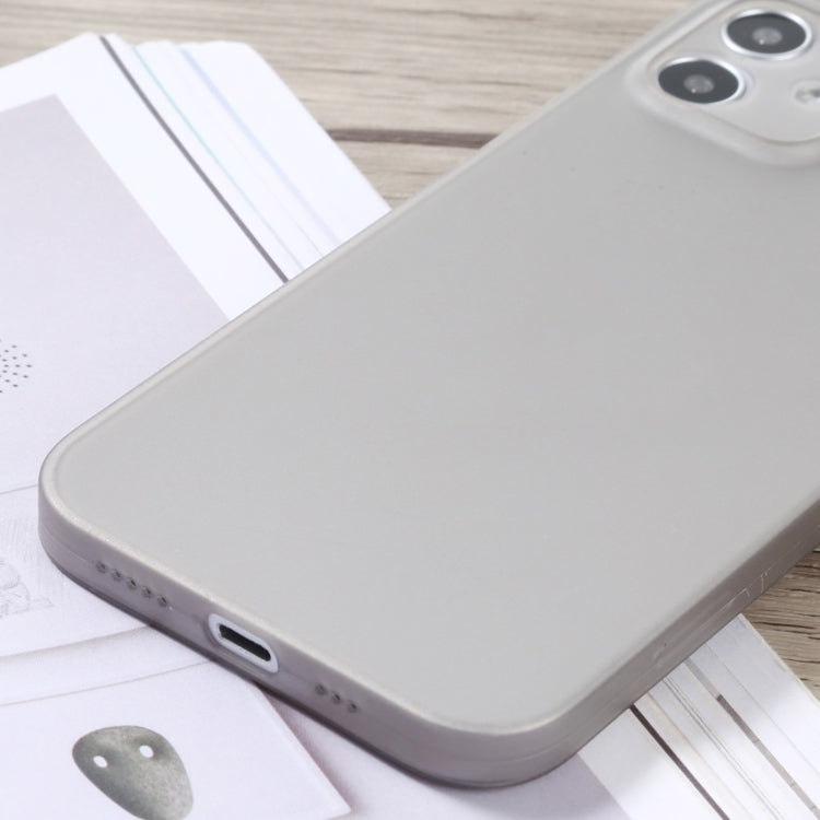 For iPhone 12 mini Camera Precision Hole PP Protective Case (Grey) - iPhone 12 mini Cases by PMC Jewellery | Online Shopping South Africa | PMC Jewellery