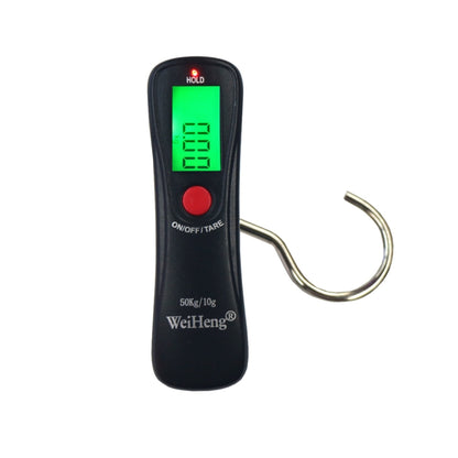 MH-A18 Portable Digital High-Load Weighting Hook Electronic Luggage Scale (10g~50kg), Excluding Batteries(Black) - Hanging Scales by PMC Jewellery | Online Shopping South Africa | PMC Jewellery | Buy Now Pay Later Mobicred