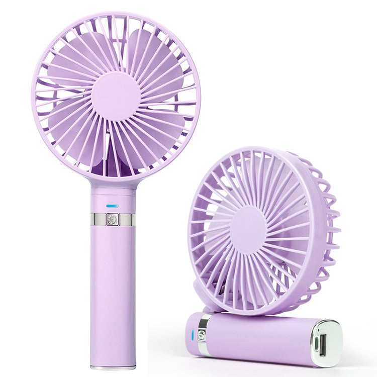 S2 Portable Foldable Handheld Electric Fan, with 3 Speed Control & Night Light (Purple) - Electric Fans by PMC Jewellery | Online Shopping South Africa | PMC Jewellery | Buy Now Pay Later Mobicred