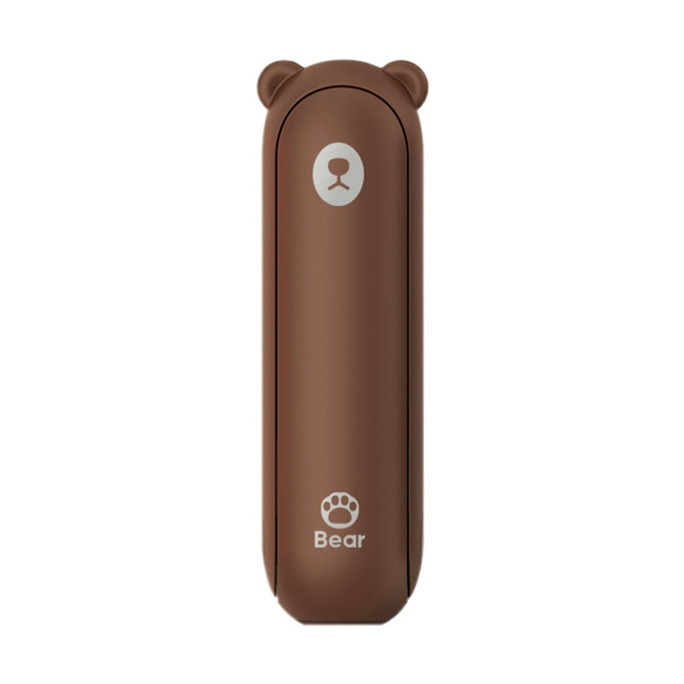 Xiaomi Youpin JISULIFE F8X Upgrade Version Multifunctional Mini Fan Handheld Folding Fan (Brown) - Electric Fans by Xiaomi | Online Shopping South Africa | PMC Jewellery | Buy Now Pay Later Mobicred