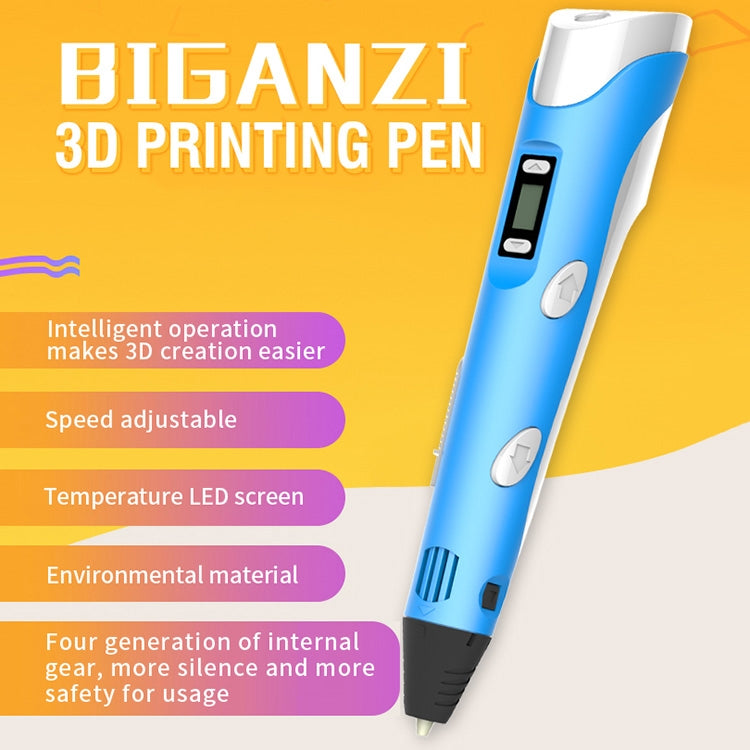 Hand-held 3D Printing Pen, UK Plug (Blue) - 3D Printer by PMC Jewellery | Online Shopping South Africa | PMC Jewellery | Buy Now Pay Later Mobicred