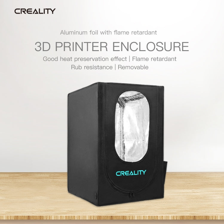 Creality 3D Printer Flame Retardant Aluminum Foil Cloth Protective Cover for Ender-3, Big Size: 70x75x90cm - Parts by Creality | Online Shopping South Africa | PMC Jewellery | Buy Now Pay Later Mobicred