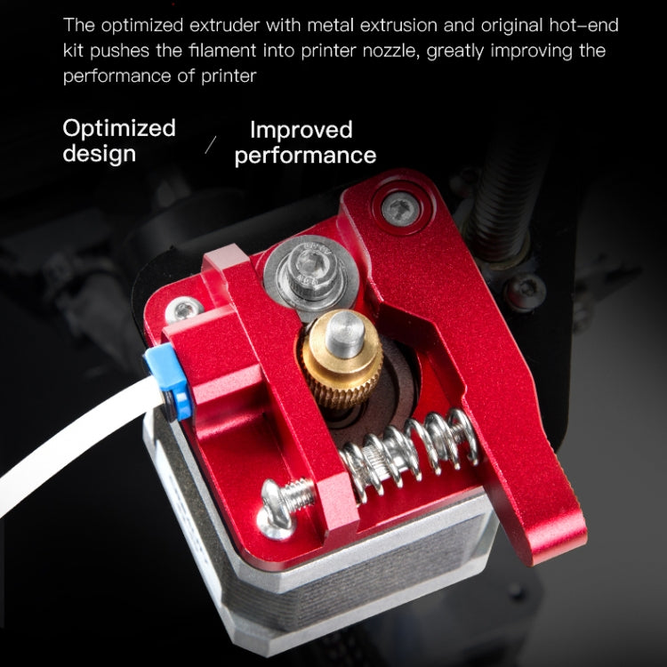 Creality All Metal Red Block Bowden Extruder Kit for Ender-3 / Ender-3 Pro / Ender-3 V2 / CR-10 Pro V2 3D Printer - Parts by Creality | Online Shopping South Africa | PMC Jewellery