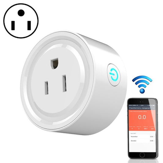 10A Smart WiFi Mini Plug APP Remote Control Timing Check Power Usage Smart Socket Works with Alexa & Google Home, AC 110V, US Plug - Smart Socket by PMC Jewellery | Online Shopping South Africa | PMC Jewellery | Buy Now Pay Later Mobicred