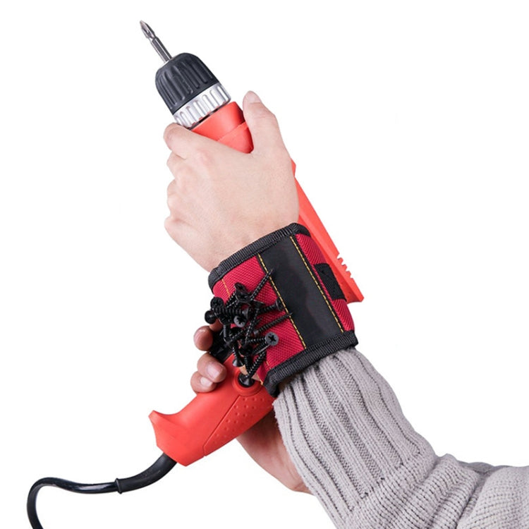 1680D Oxford Cloth Pocket Magnetic Wristband Storage Pockets Tool(Blue) - Storage Bags & Boxes by PMC TechLife | Online Shopping South Africa | PMC TechLife