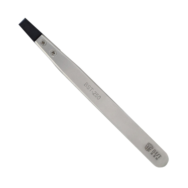 BEST BST-250  Stainless Steel Snti Static Tweezer - Tweezers by BEST | Online Shopping South Africa | PMC Jewellery | Buy Now Pay Later Mobicred