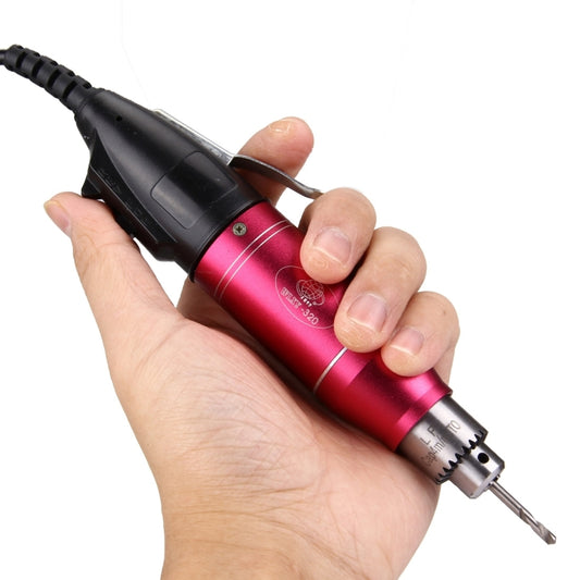 WLXY WL-320 Mini Electric Grinder with Speed Regulation, 110V-240V, Suitable Drill Chuck: 0.3mm-4.0mm, US Plug(Magenta) - Drill & Drill Bits by WLXY | Online Shopping South Africa | PMC Jewellery | Buy Now Pay Later Mobicred