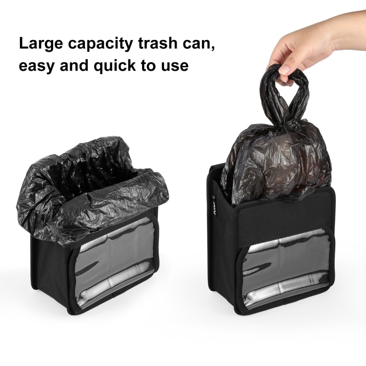 FUNADD Portable Folding Car Back Seat Hook Storage Box (Black) - Seat Accessories by FunAdd | Online Shopping South Africa | PMC TechLife | Buy Now Pay Later Mobicred