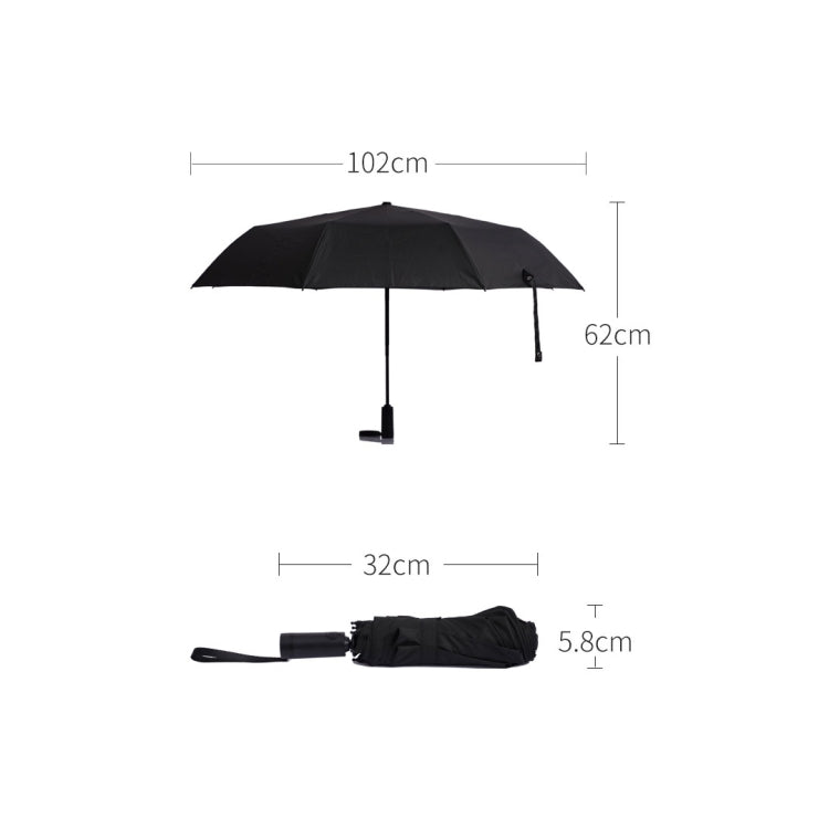 Original Xiaomi Youpin WD1 Empty Valley Automatic Umbrella, Size: 23 inch(Black) - Umbrellas by Xiaomi | Online Shopping South Africa | PMC Jewellery | Buy Now Pay Later Mobicred