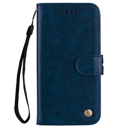 Business Style Oil Wax Texture Horizontal Flip Leather Case for Huawei Mate 20 Lite, with Holder & Card Slots & Wallet (Blue) - Huawei Cases by PMC Jewellery | Online Shopping South Africa | PMC Jewellery | Buy Now Pay Later Mobicred