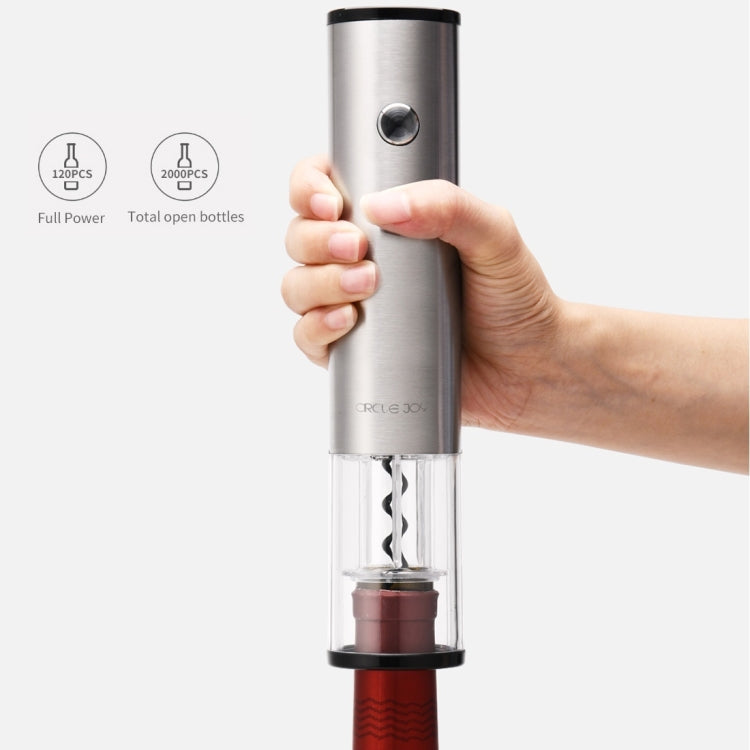 Original Xiaomi Youpin CIRCLE JOY Stainless Steel Dry Battery Electric Bottle Opener  with 4 in 1 Gift Box(Silver) - Openers by Xiaomi | Online Shopping South Africa | PMC Jewellery | Buy Now Pay Later Mobicred