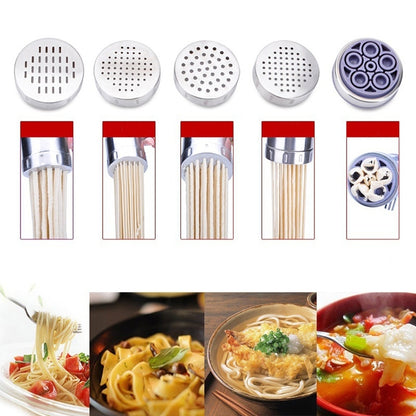 Household Stainless Steel Manual Pasta Machine Hand Pressure Noodle Machine Noodle Maker with 5 Models - Gadgets by PMC Jewellery | Online Shopping South Africa | PMC Jewellery | Buy Now Pay Later Mobicred