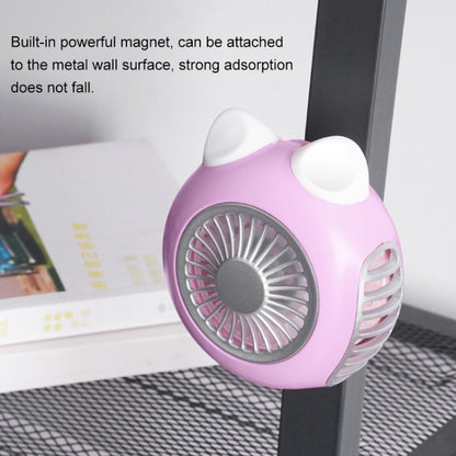 LORDNINO SBF003 3W USB Charging Portable Electric Fan with Magnetic Wristband, 3 Speed Control (Pink) - Electric Fans by PMC Jewellery | Online Shopping South Africa | PMC Jewellery | Buy Now Pay Later Mobicred