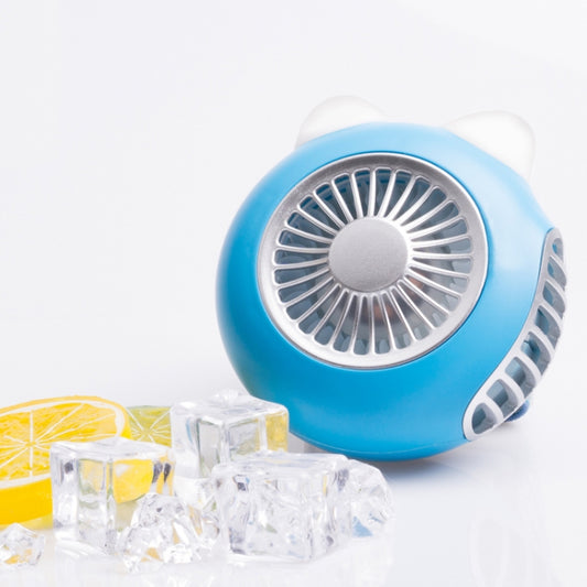 LORDNINO SBF003 3W USB Charging Portable Electric Fan with Magnetic Wristband, 3 Speed Control (Blue) - Electric Fans by PMC Jewellery | Online Shopping South Africa | PMC Jewellery | Buy Now Pay Later Mobicred