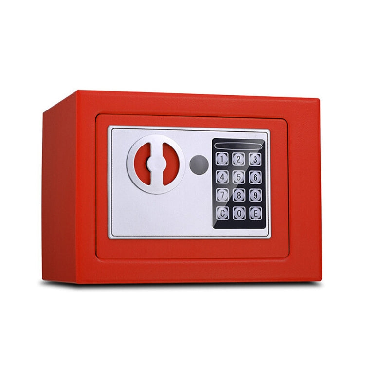17E Home Mini Electronic Security Lock Box Wall Cabinet Safety Box without Coin-operated Function(Red) - Safety Box by PMc TechLife | Online Shopping South Africa | PMc TechLife | Buy Now Pay Later Mobicred