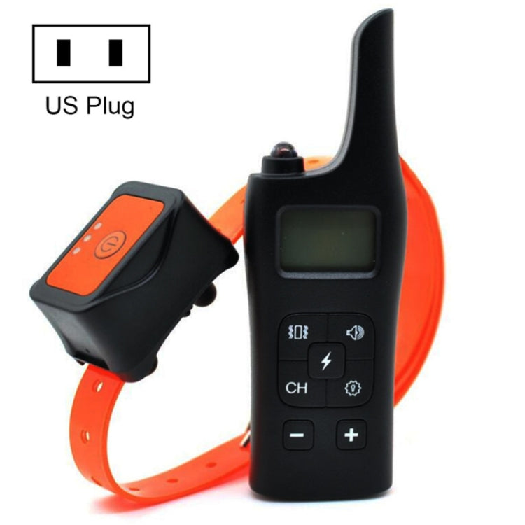 885-2 Rechargeable Training Dogs Stop Barkin Remote Control with 2 Collar Receivers, Support Electric Shock & Vibration & Light & Sound Mode, US Plug - Training Aids by PMC Jewellery | Online Shopping South Africa | PMC Jewellery | Buy Now Pay Later Mobicred