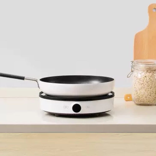 Original Xiaomi Youpin Non Stick Frying Pan Cooking Pot(White) - free shipping - PMC TechLife - Order now!