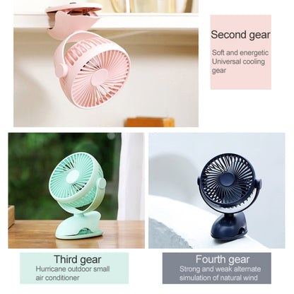 OCUBE D603 4W USB Charging Portable Desktop Fan Clip Fan,  with 4 Speed Control (Green) - Electric Fans by OCUBE | Online Shopping South Africa | PMC Jewellery | Buy Now Pay Later Mobicred