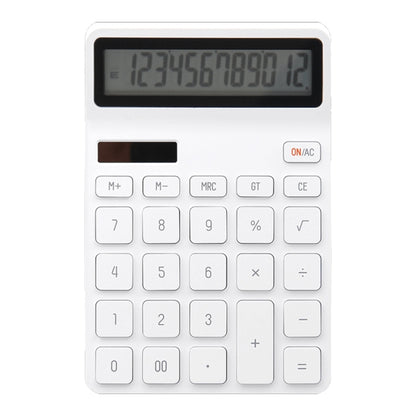 Original Xiaomi Youpin LEMO Rice Calculator 12-bit LED Display ABS Material 6 Degree Angle(White) - Calculator by Xiaomi | Online Shopping South Africa | PMC Jewellery | Buy Now Pay Later Mobicred