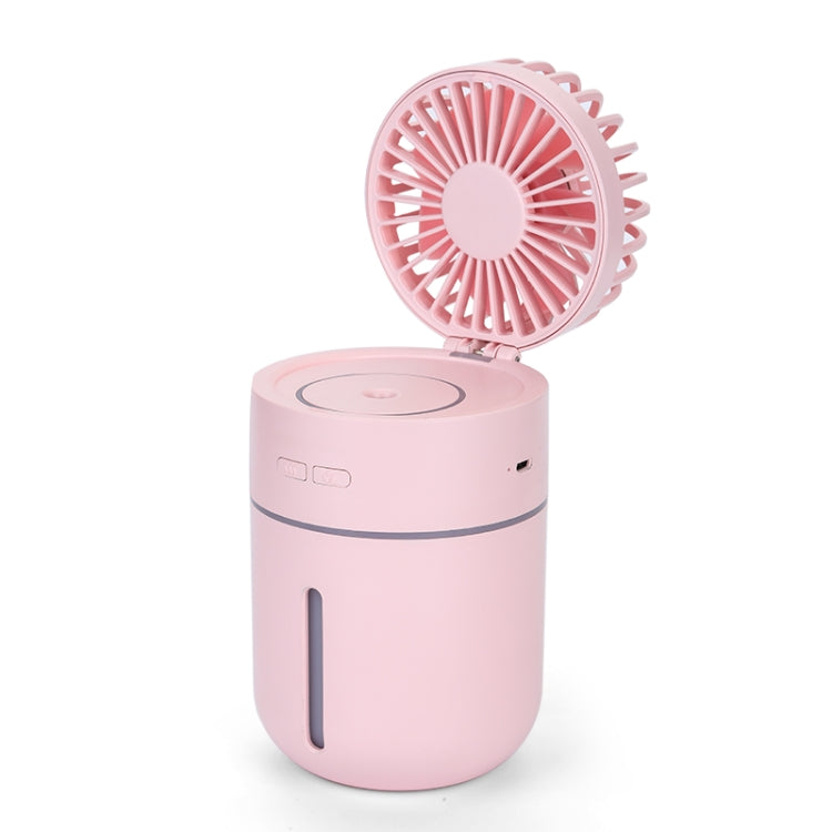 T9 Portable Adjustable USB Charging Desktop Humidifying Fan with 3 Speed Control (Pink) - Electric Fans by PMC Jewellery | Online Shopping South Africa | PMC Jewellery | Buy Now Pay Later Mobicred