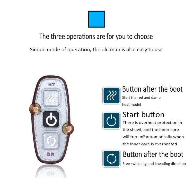 USB Charging Vibration Machine Neck Shawl Kneading Back Shoulder Vibration Massager - free shipping - PMC TechLife - Order now!