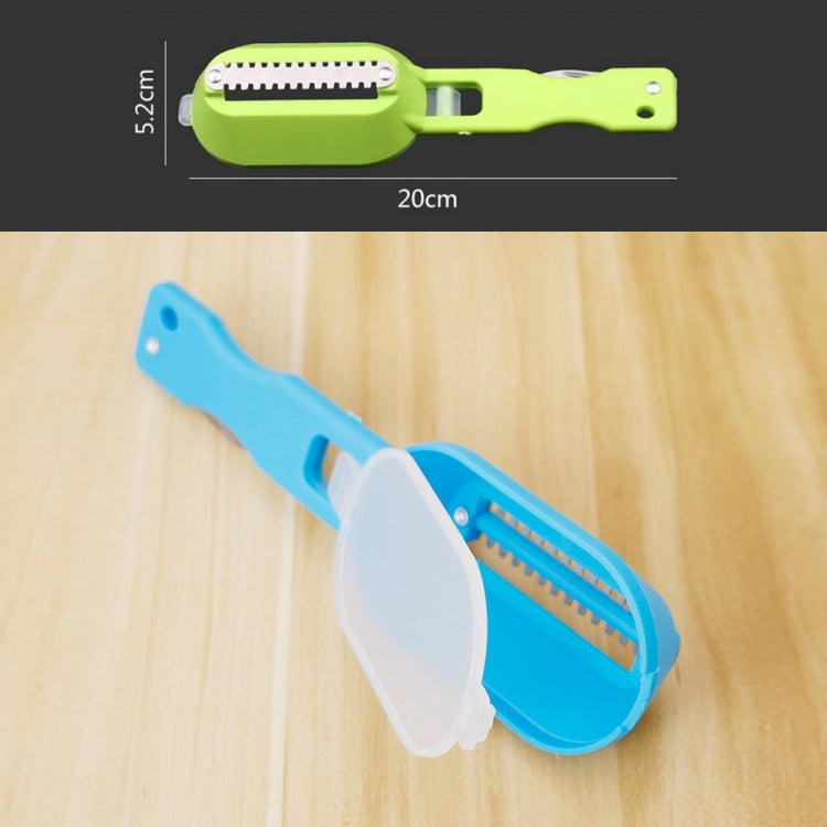 2 PCS Kitchen Essential Fish Scraper Fish Scale Planing Knife with Cover (Pink) - Gadgets by PMC TechLife | Online Shopping South Africa | PMC TechLife | Buy Now Pay Later Mobicred