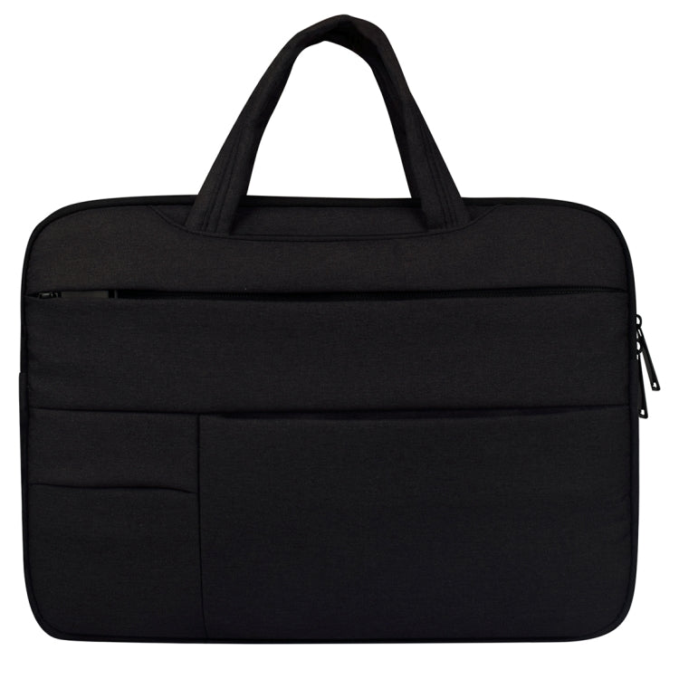 Universal Multiple Pockets Wearable Oxford Cloth Soft Portable Leisurely Handle Laptop Tablet Bag, For 13.3 inch and Below Macbook, Samsung, Lenovo, Sony, DELL Alienware, CHUWI, ASUS, HP (Black) - 13.3 inch by PMC Jewellery | Online Shopping South Africa | PMC Jewellery | Buy Now Pay Later Mobicred