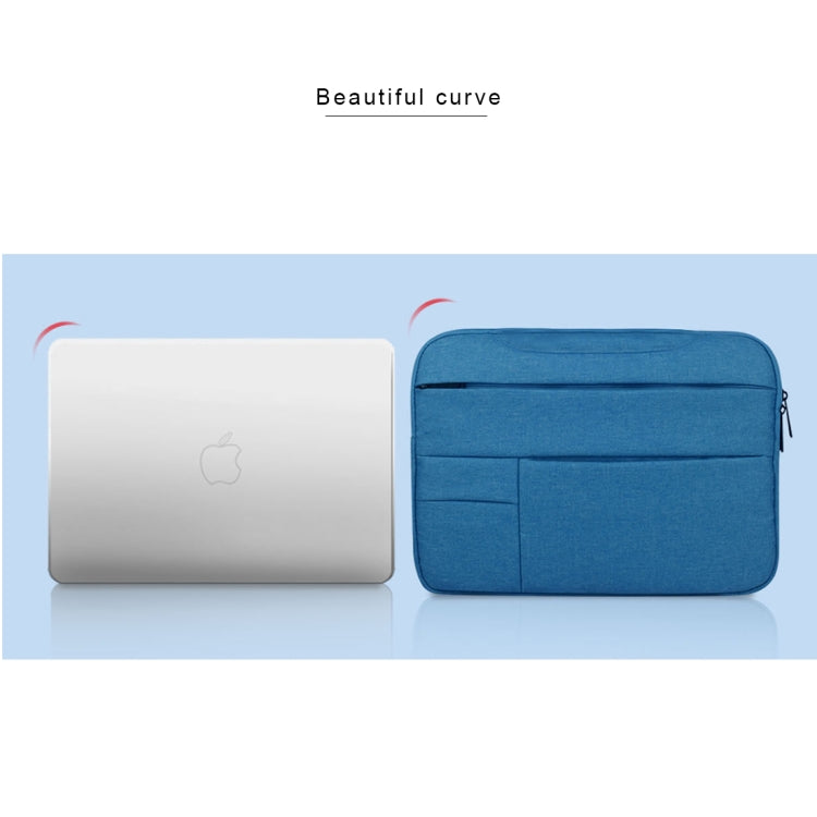 Universal Multiple Pockets Wearable Oxford Cloth Soft Portable Leisurely Handle Laptop Tablet Bag, For 15.6 inch and Below Macbook, Samsung, Lenovo, Sony, DELL Alienware, CHUWI, ASUS, HP (navy) - 15.6 - 17 inch by PMC Jewellery | Online Shopping South Africa | PMC Jewellery | Buy Now Pay Later Mobicred