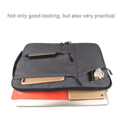 Universal Multiple Pockets Wearable Oxford Cloth Soft Portable Simple Business Laptop Tablet Bag, For 12 inch and Below Macbook, Samsung, Lenovo, Sony, DELL Alienware, CHUWI, ASUS, HP(Black) - 12.1 inch by PMC Jewellery | Online Shopping South Africa | PMC Jewellery | Buy Now Pay Later Mobicred