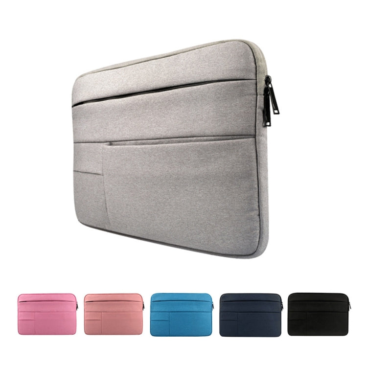 Universal Multiple Pockets Wearable Oxford Cloth Soft Portable Leisurely Laptop Tablet Bag, For 12 inch and Below Macbook, Samsung, Lenovo, Sony, DELL Alienware, CHUWI, ASUS, HP (Pink) - 12.1 inch by PMC Jewellery | Online Shopping South Africa | PMC Jewellery | Buy Now Pay Later Mobicred