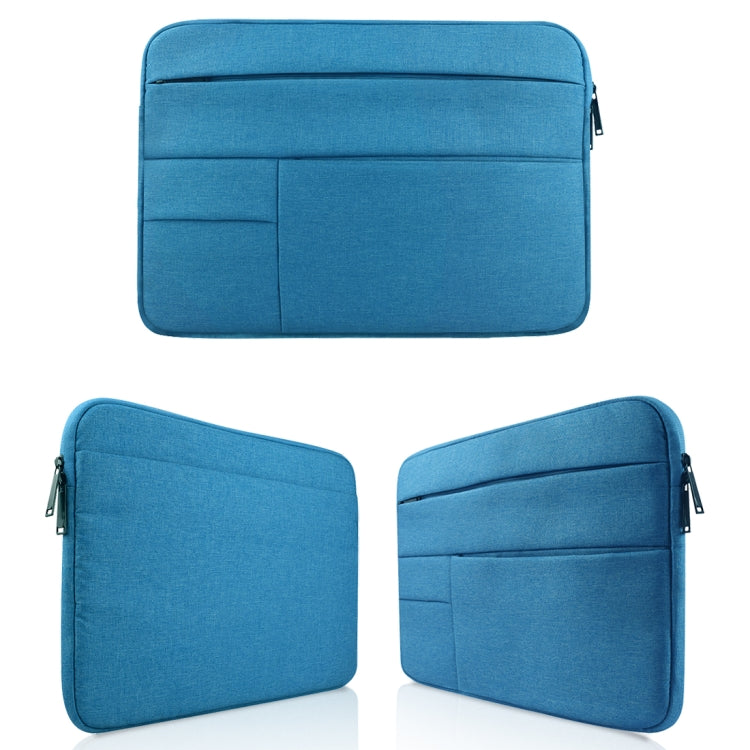 Universal Multiple Pockets Wearable Oxford Cloth Soft Portable Leisurely Laptop Tablet Bag, For 13.3 inch and Below Macbook, Samsung, Lenovo, Sony, DELL Alienware, CHUWI, ASUS, HP (Blue) - 13.3 inch by PMC Jewellery | Online Shopping South Africa | PMC Jewellery | Buy Now Pay Later Mobicred