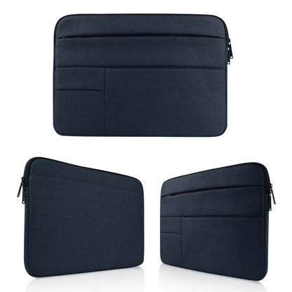 Universal Multiple Pockets Wearable Oxford Cloth Soft Portable Leisurely Laptop Tablet Bag, For 14 inch and Below Macbook, Samsung, Lenovo, Sony, DELL Alienware, CHUWI, ASUS, HP(navy) - 15 inch by PMC Jewellery | Online Shopping South Africa | PMC Jewellery | Buy Now Pay Later Mobicred