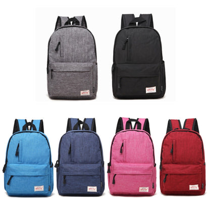 Universal Multi-Function Canvas Laptop Computer Shoulders Bag Leisurely Backpack Students Bag, Small Size: 37x26x12cm, For 13.3 inch and Below Macbook, Samsung, Lenovo, Sony, DELL Alienware, CHUWI, ASUS, HP(Grey) - Backpack by PMC Jewellery | Online Shopping South Africa | PMC Jewellery | Buy Now Pay Later Mobicred