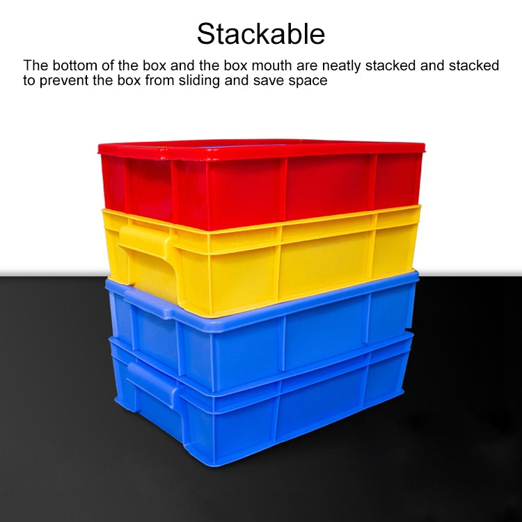 Thick Multi-function Material Box Brand New Flat Plastic Parts Box Tool Box, Size: 25.3cm x 18cm x 7.4cm(Blue) - Storage Bags & Boxes by PMC TechLife | Online Shopping South Africa | PMC TechLife | Buy Now Pay Later Mobicred