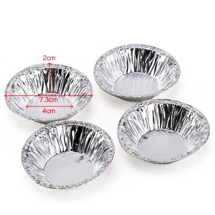 100pcs / Pack  Aluminum Foil Egg Tart Cup Cake Holder, Size: 7.5 x 4 x 2cm - Food Molds by PMC Jewellery | Online Shopping South Africa | PMC Jewellery | Buy Now Pay Later Mobicred