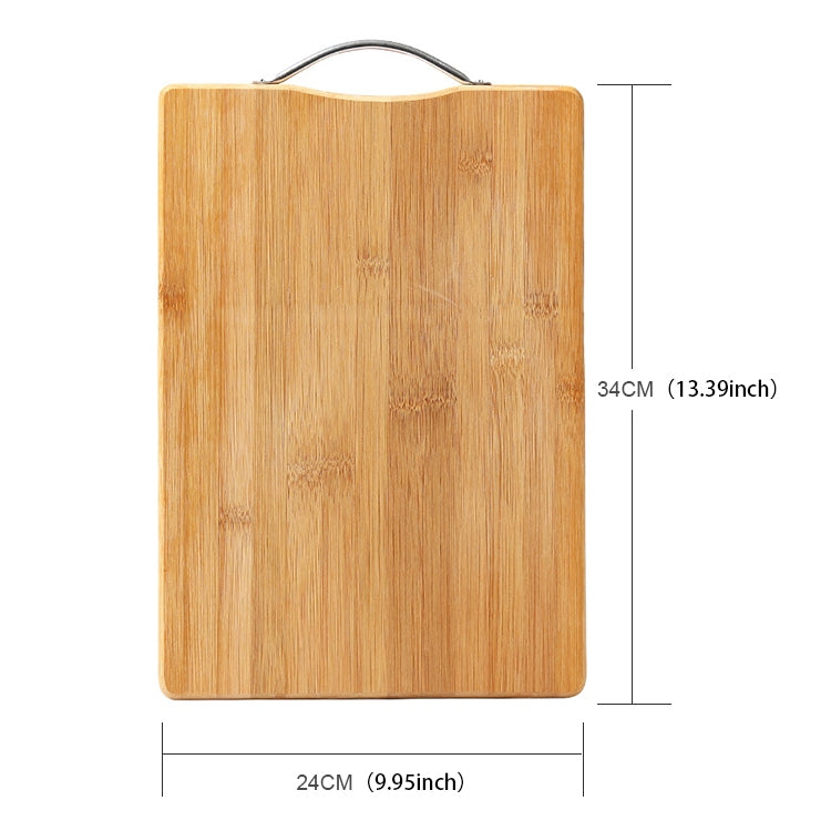 Kitchen Rectangular Bamboo Chopping Block Thickening Cutting Board,  Size: 34cm x 24cm - Cutting Boards by PMC TechLife | Online Shopping South Africa | PMC TechLife | Buy Now Pay Later Mobicred