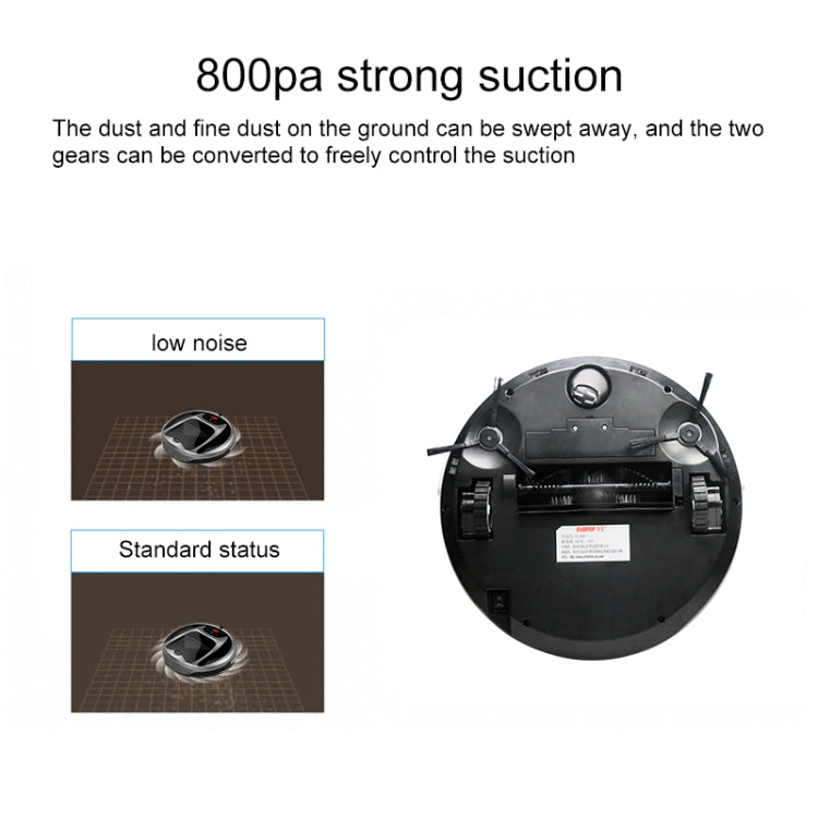 FD-3RSW(IB)CS 800Pa Suction Smart Household Vacuum Cleaner Clean Robot with Remote Control - Robot Vacuum Cleaner by PMC Jewellery | Online Shopping South Africa | PMC Jewellery | Buy Now Pay Later Mobicred