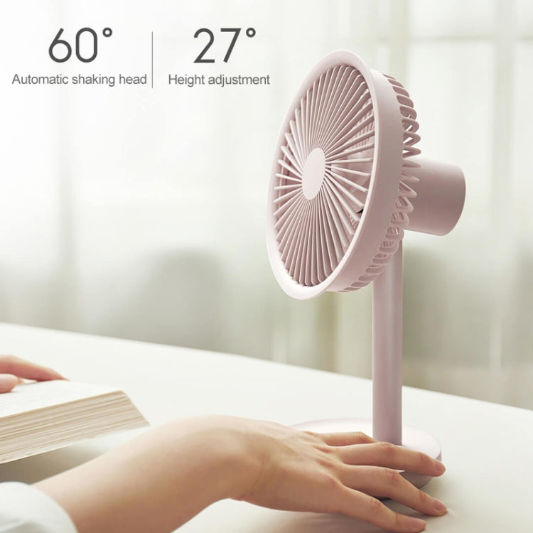 Original Xiaomi Youpin SOLOVE USB Charging Desktop Electric Fan Dormitory Office Mini Fan, with 3 Speed Control(Pink) - Electric Fans by Xiaomi | Online Shopping South Africa | PMC Jewellery | Buy Now Pay Later Mobicred
