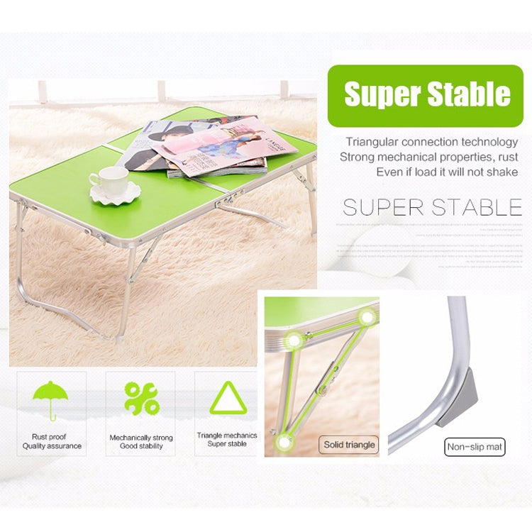 Plastic Mat Adjustable Portable Laptop Table Folding Stand Computer Reading Desk Bed Tray (Green) - Laptop Stand by PMC Jewellery | Online Shopping South Africa | PMC Jewellery | Buy Now Pay Later Mobicred